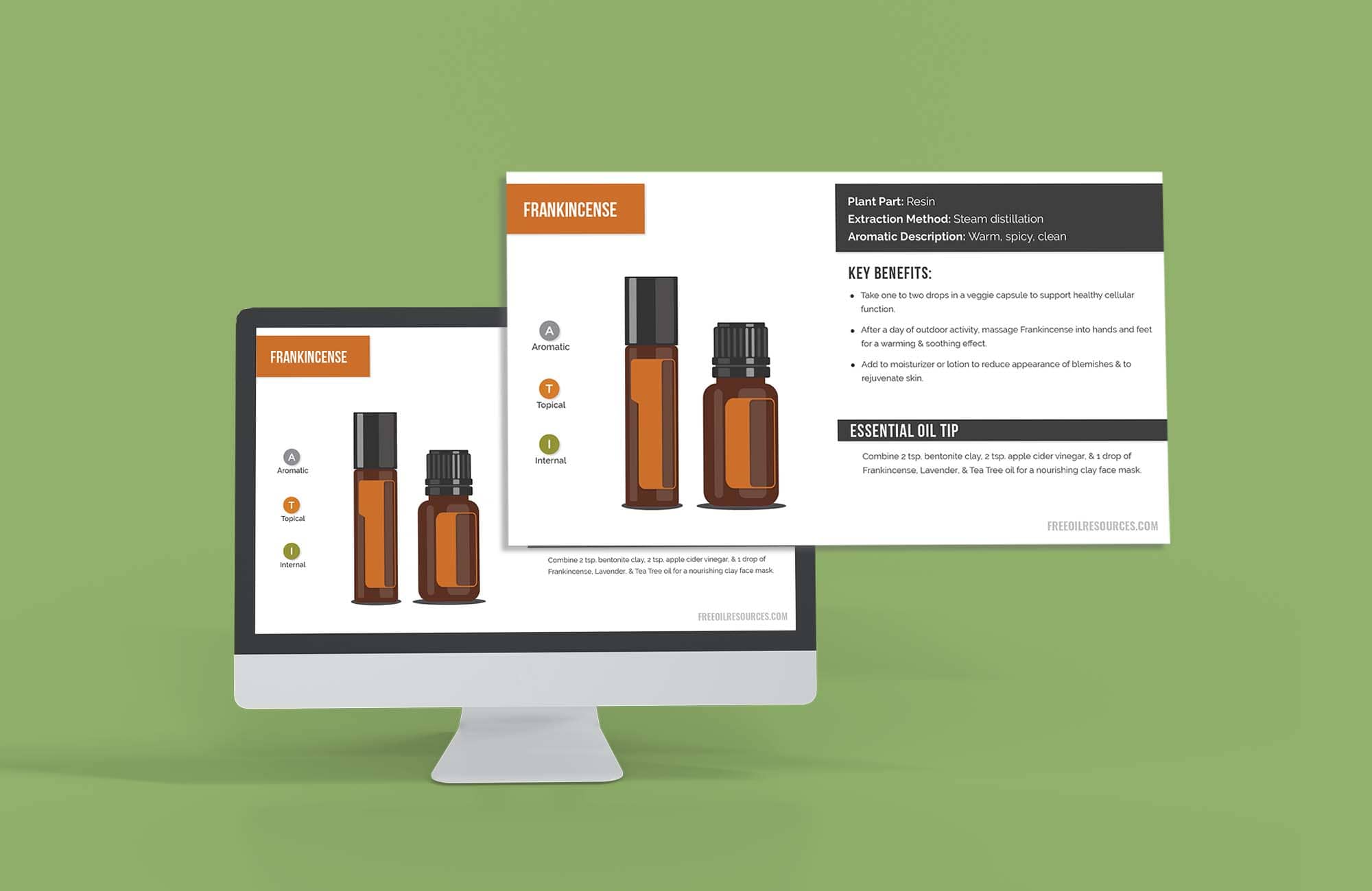 Product Information Page – Frankincense – Thumbnail doTERRA Product Information Page Free Essential Oil Resources